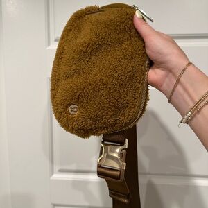 Lululemon Brown Sherpa Crossbody Bag